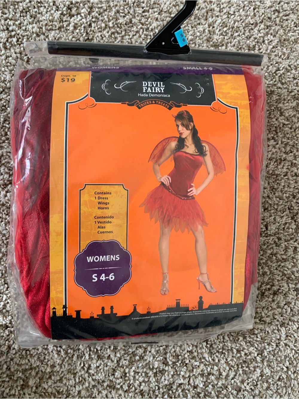 Women's Devil fairy Costume Skirt - Size S (4-6)